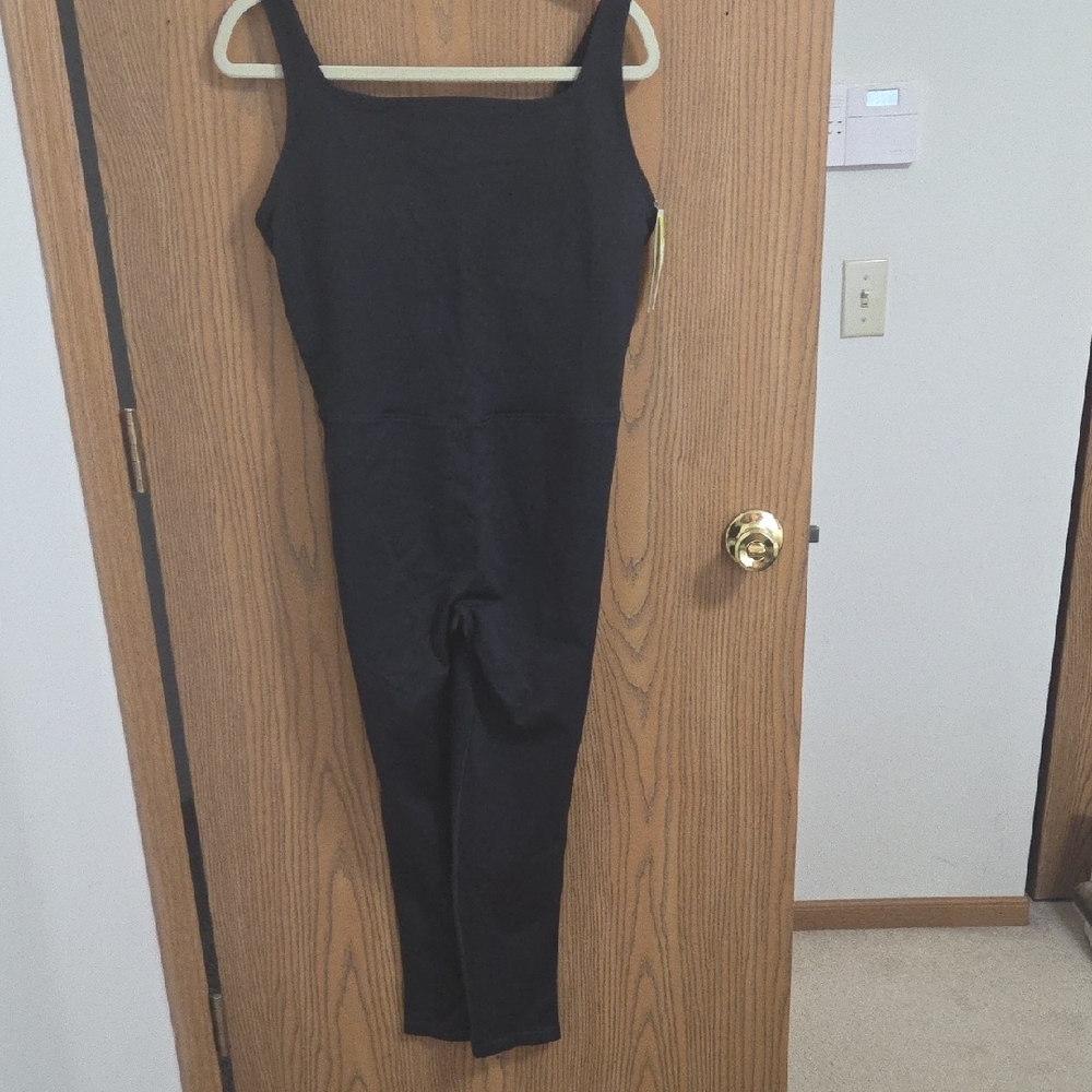 Women's Black Activewear Bodysuit Jumpsuit - Picture 6 of 11